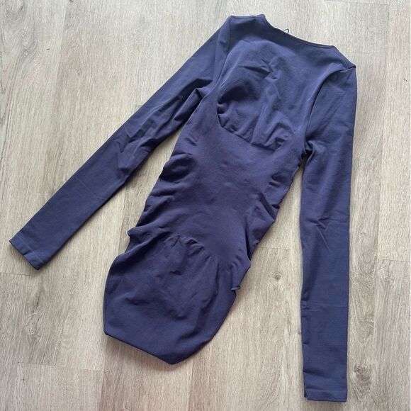 Yitty Nearly Naked Shaping Longsleeve Bodysuit NEW Women’s XS Small Blue - Picture 8 of 10